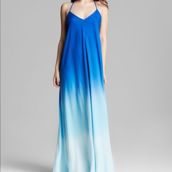 Young Fabulous & Broke Dresses & Skirts - Young Fabulous and Broke Blue Maxi Ombré Dress S
